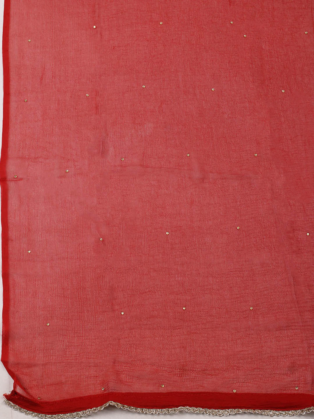 Woven Design Chanderi Unstitched Suit With Pant &amp; Dupatta