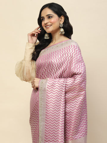 Banarasi Handloom Embroidered Saree