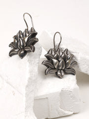 Flower Oxidized Earring