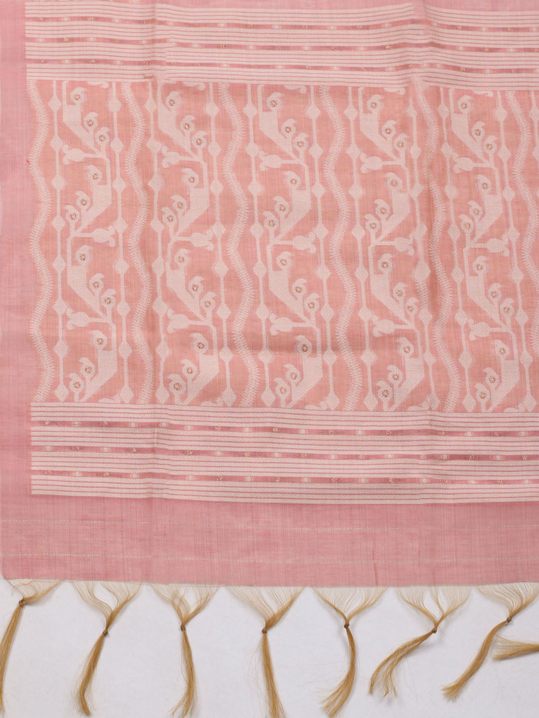 Woven Chanderi Unstitched Suit With Dupatta
