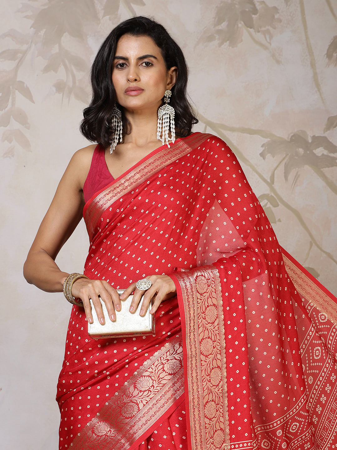 Digital Printed Georgette Saree