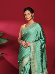 Woven Design Satin Saree