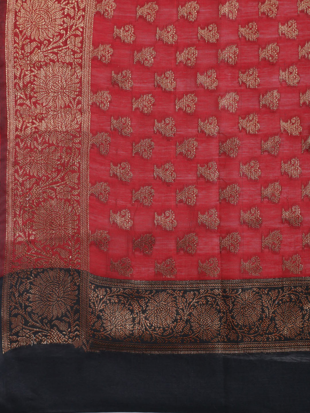 Woven Chanderi Unstitched Suit With Dupatta