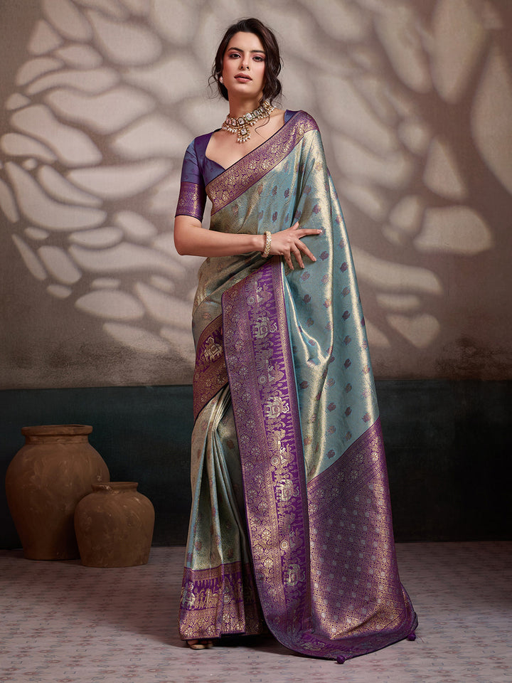 Woven Design Art Silk Saree