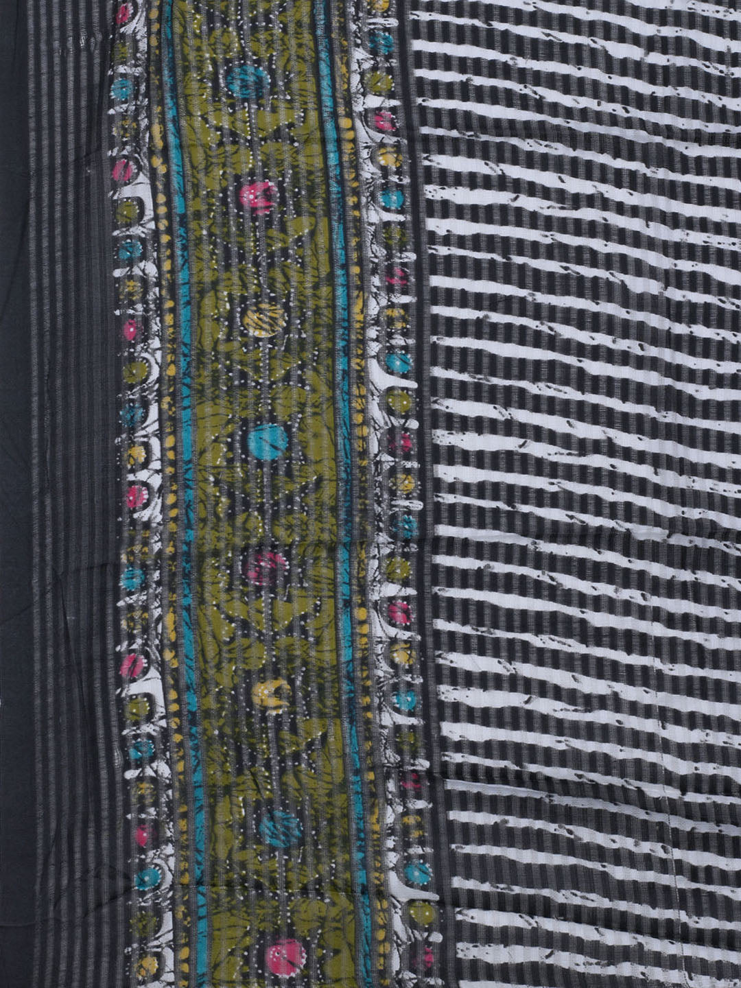 Printed Cotton Blend Unstitched Suit With Dupatta