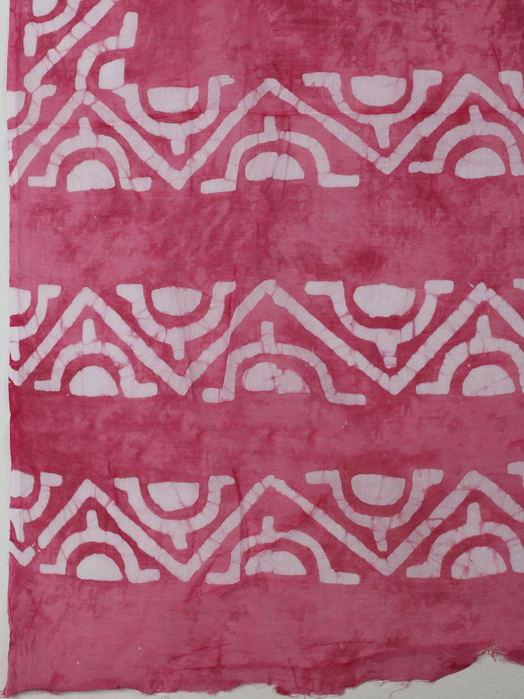 Printed Cotton Unstitched Kurta With Pant &amp; Dupatta