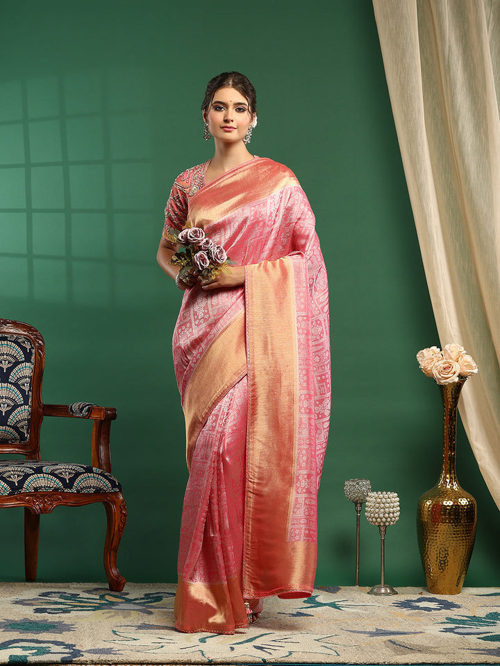 Embroidered Banarasi Saree
