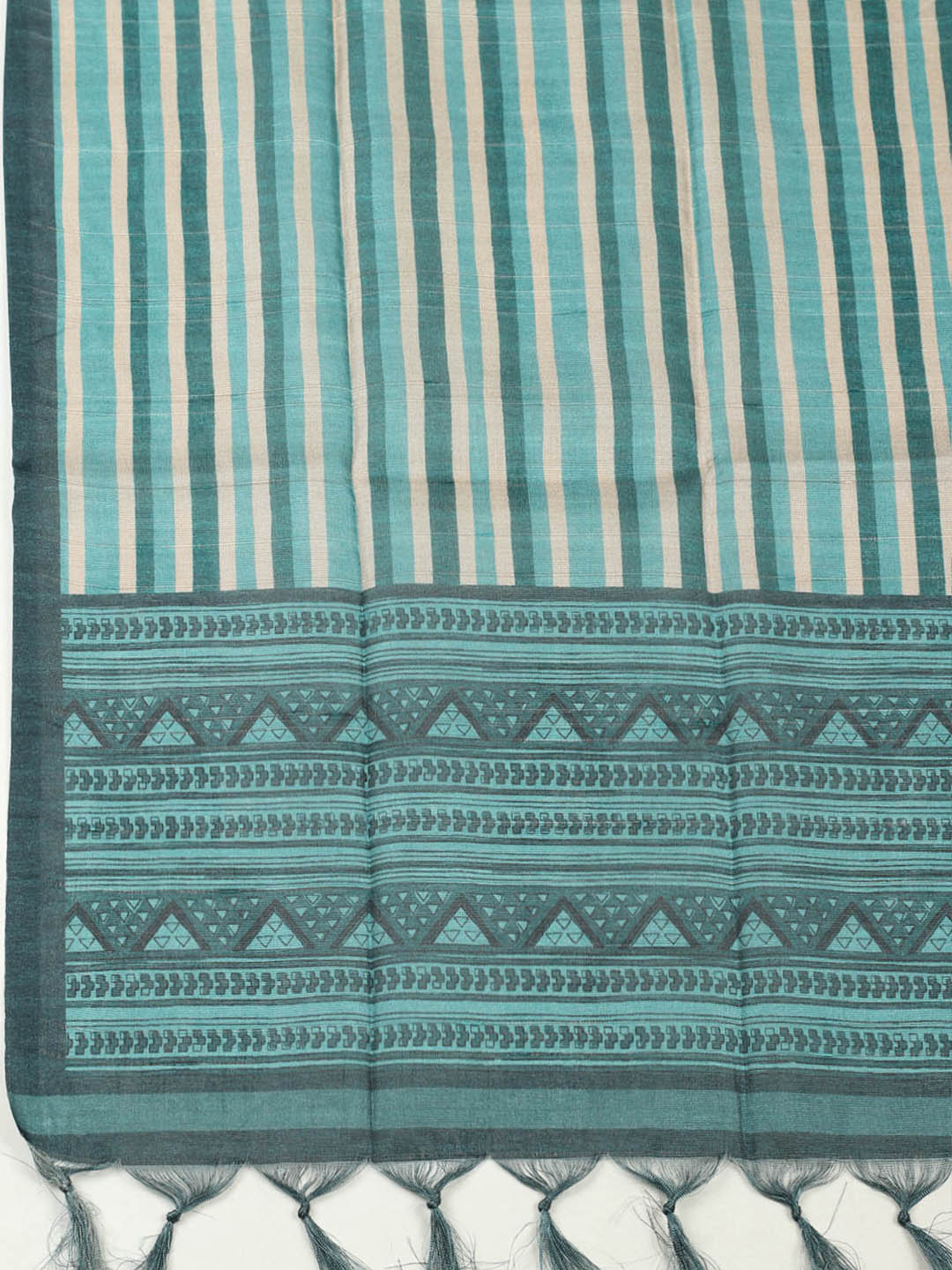Embroidered Chanderi Unstitched Suit With Pant &amp; Dupatta