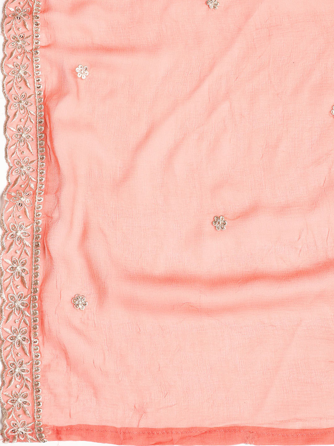 Embroidered Muslin Unstitched Suit With Dupatta