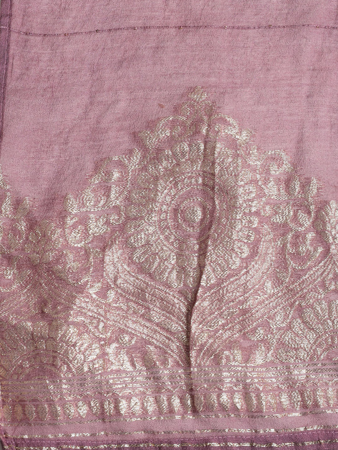 Neck Embroidered Cotton Blend Unstitched Suit With Dupatta