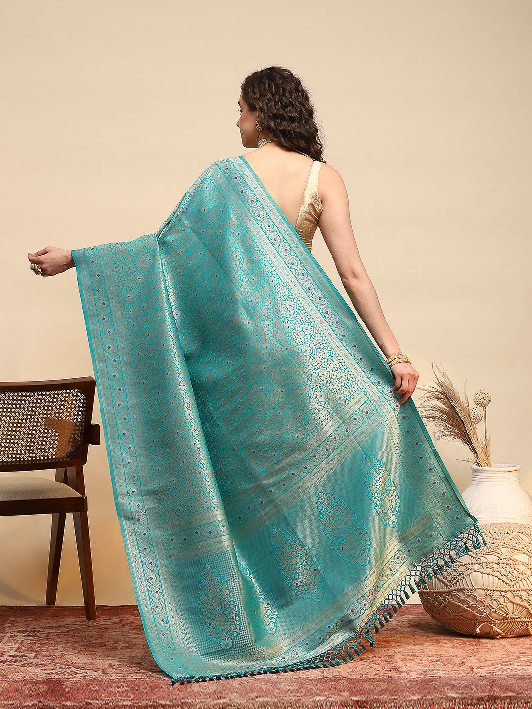 Woven Design Art Silk Saree