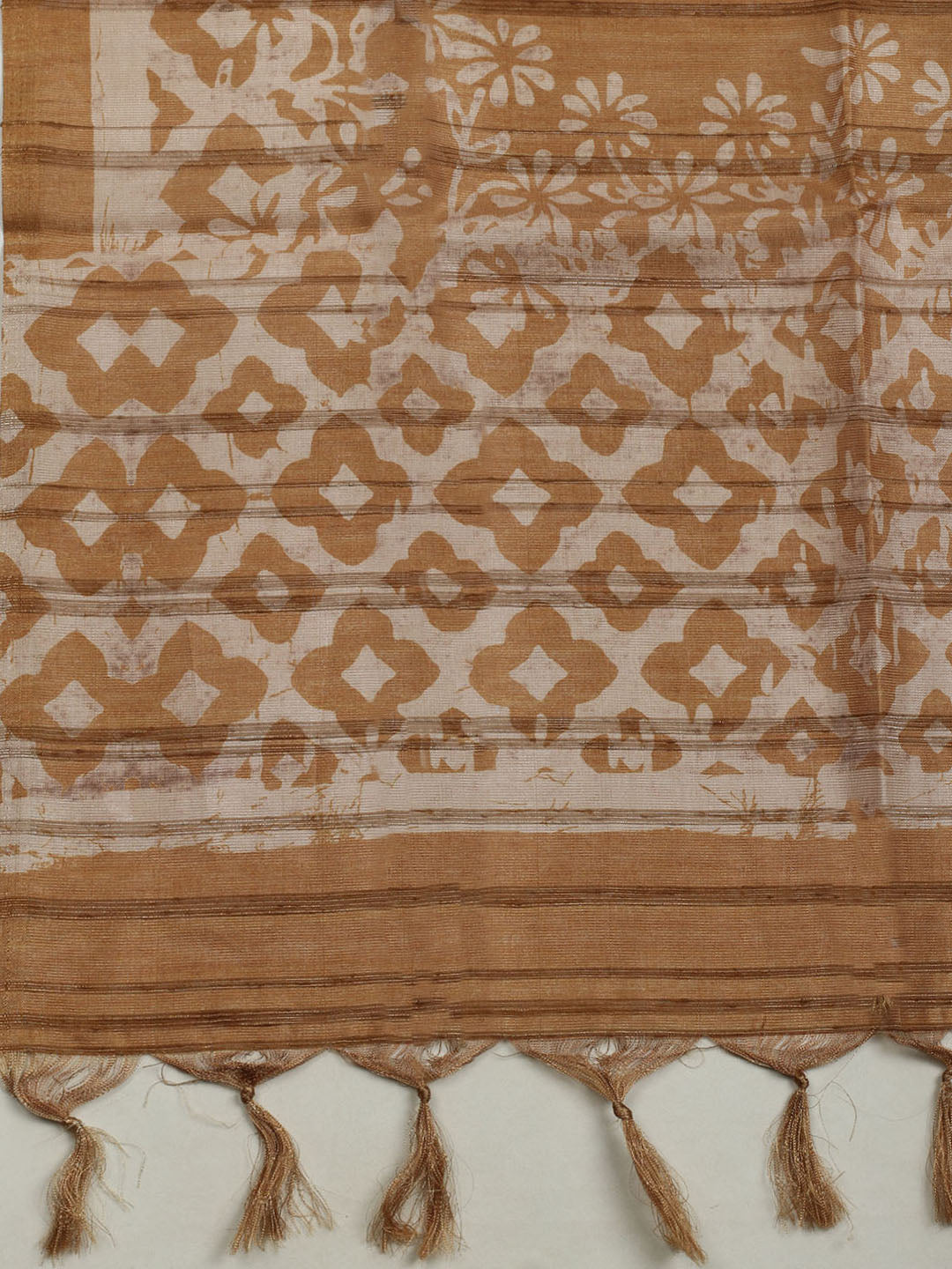 Neck Embroidered Chanderi Unstitched Suit With Dupatta