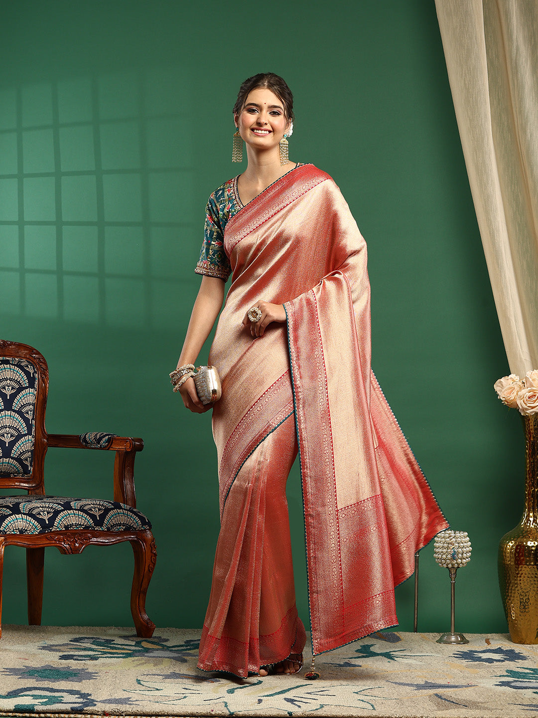 Embroidered Banarasi Saree
