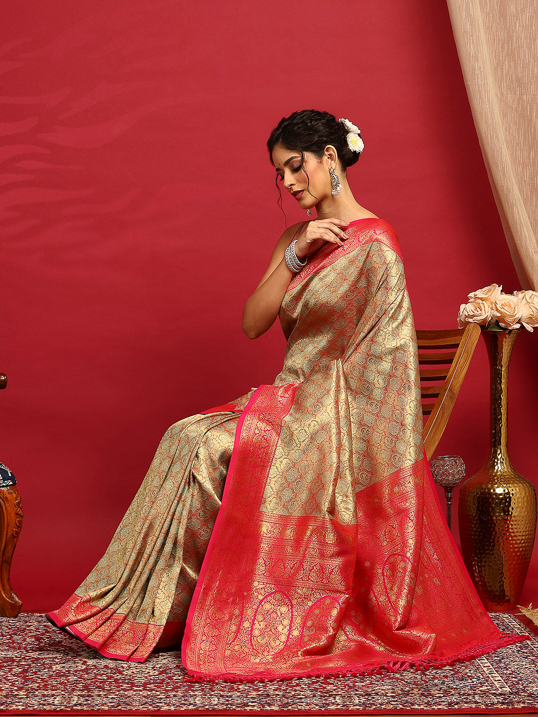Woven Design Banarasi Saree