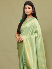 Zari Jaal Woven Handloom Saree