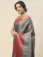 Zari Jaal Woven Cotton Saree