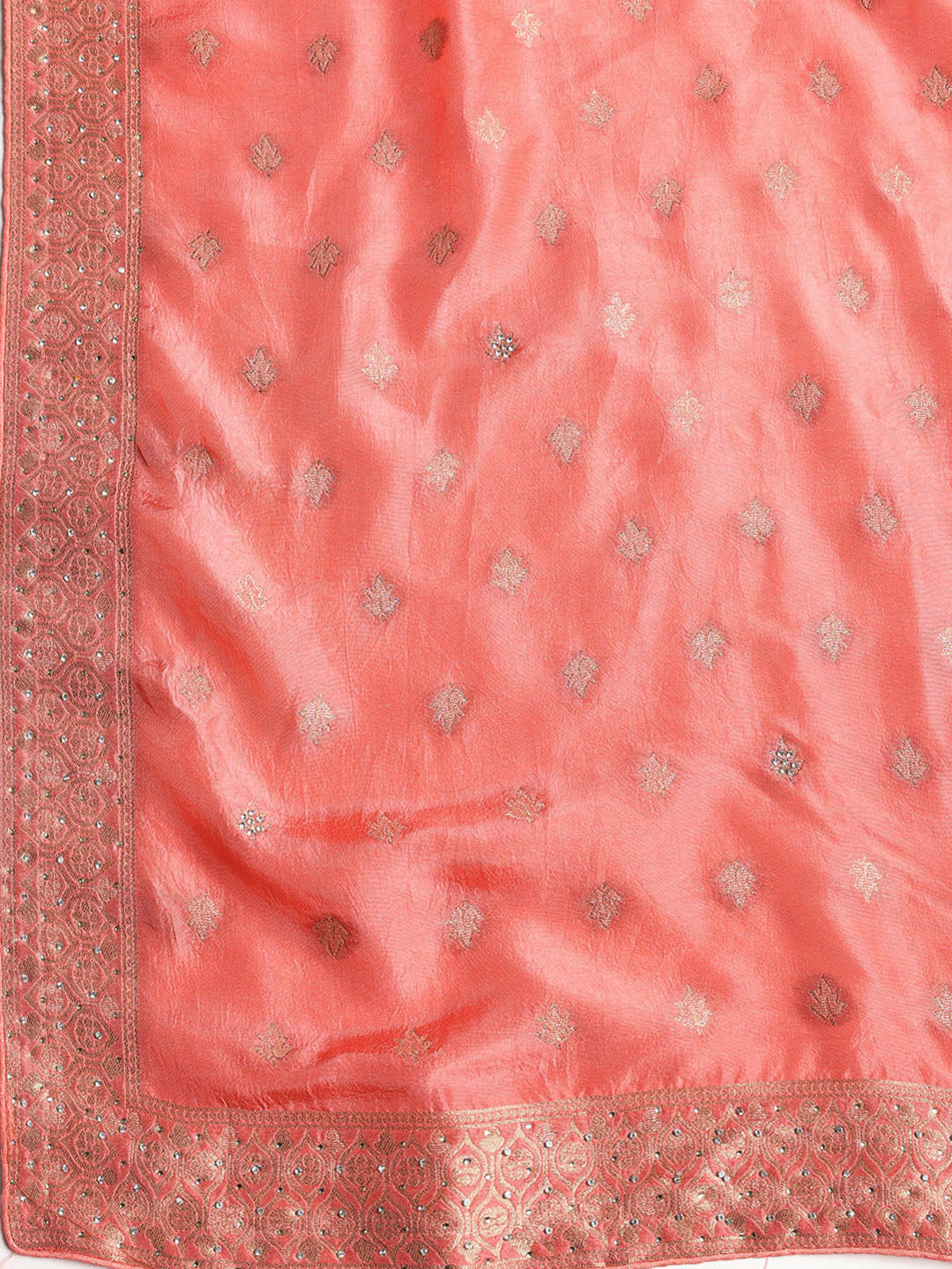 Banarasi Art Silk Unstitched Suit With Dupatta