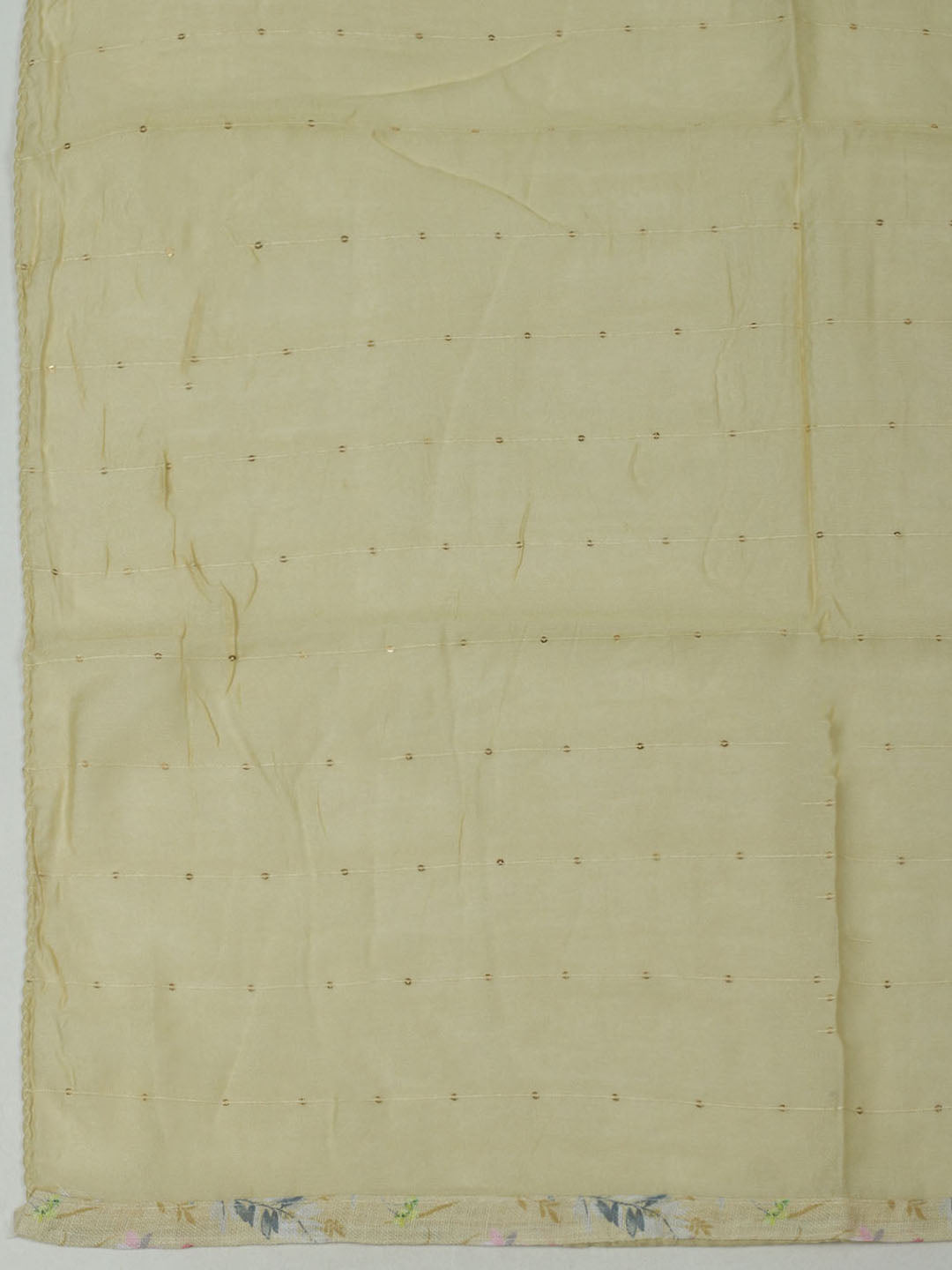 Embroidered Cotton Unstitched Suit With Pant &amp; Dupatta