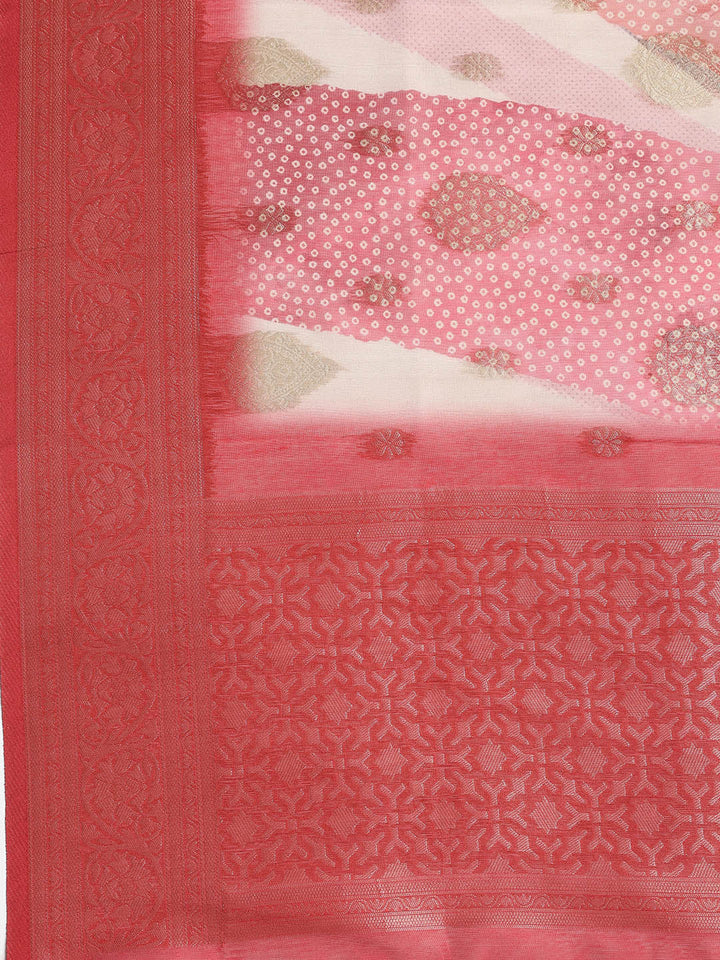 Neck Embroidered Chanderi Unstitched Suit With Dupatta