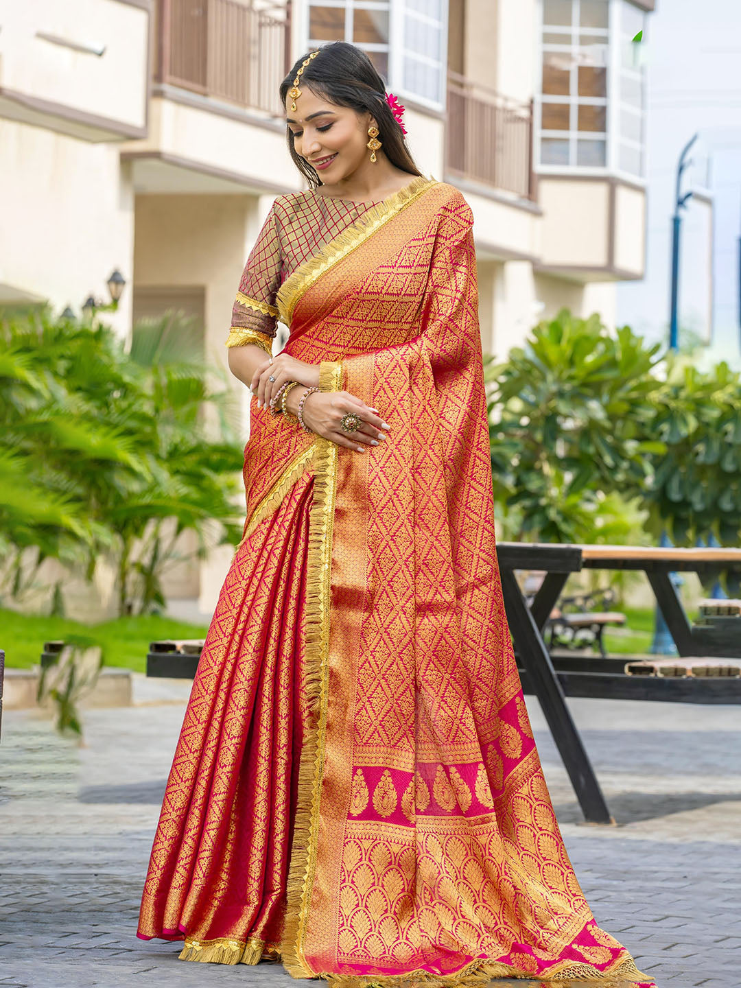 Woven Design Art Silk Saree