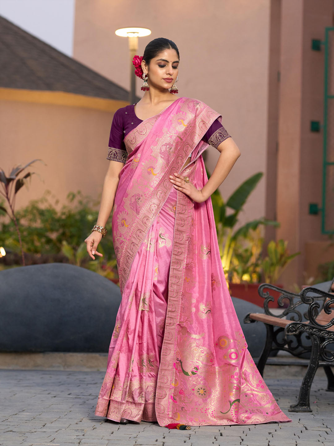 Woven Design Dola Silk Saree