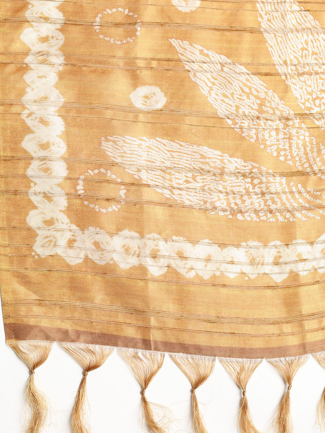Embroidered Tussar Unstitched Suit With Dupatta