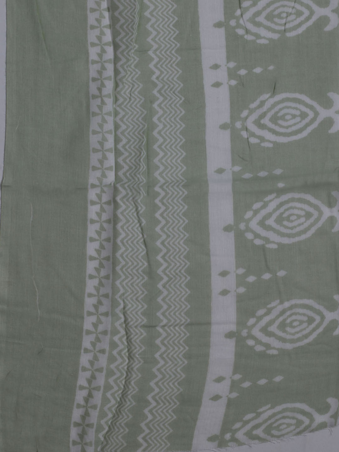 Neck Embroidered Cotton Blend Unstitched Suit With Dupatta