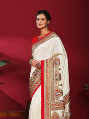 Digital Print Art Silk Saree