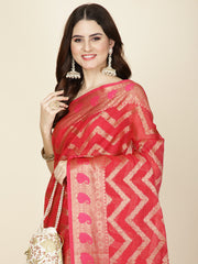 Zari Jaal Woven Cotton Saree