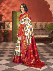 Printed Art Silk Saree