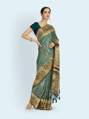 Zari Jaal Art Silk Woven Saree