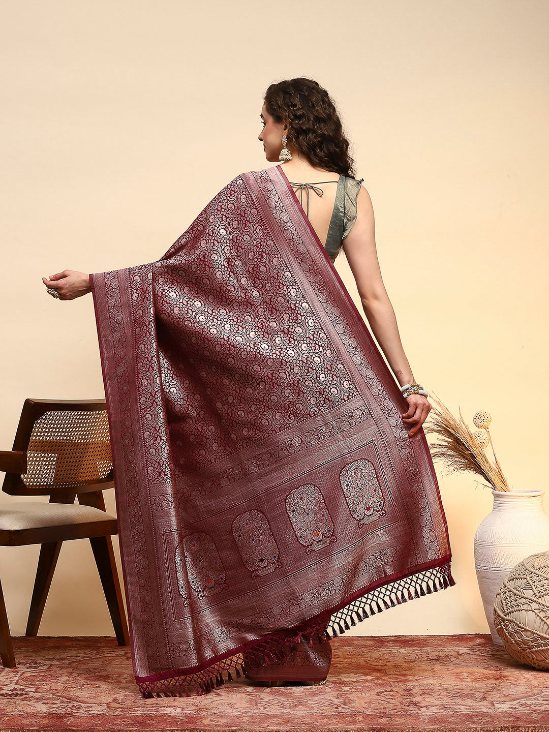 Woven Design Art Silk Saree