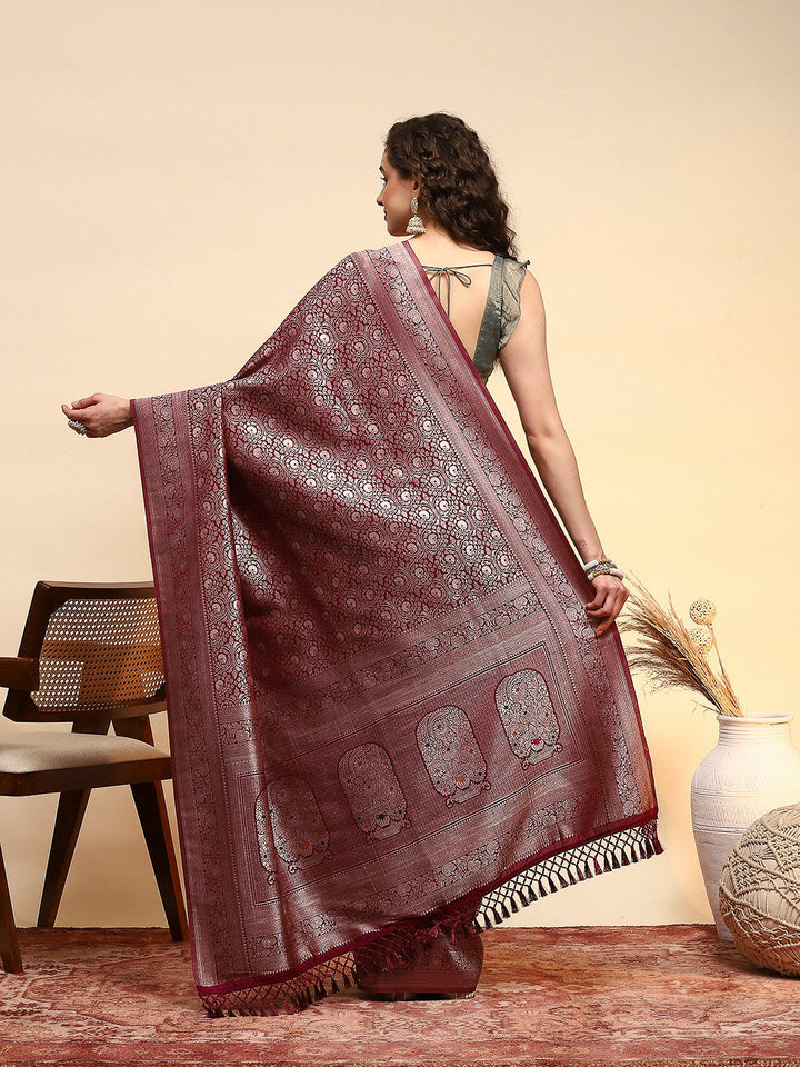 Woven Design Art Silk Saree