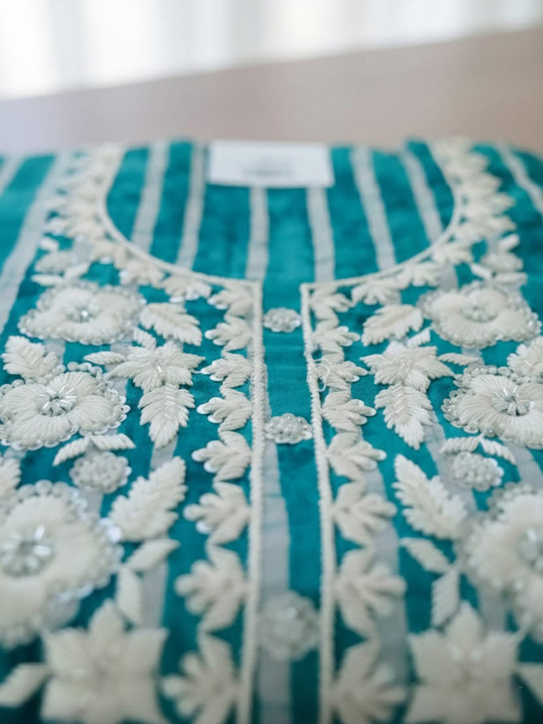 Printed Cotton Blend Unstitched Suit With Pant &amp; Dupatta