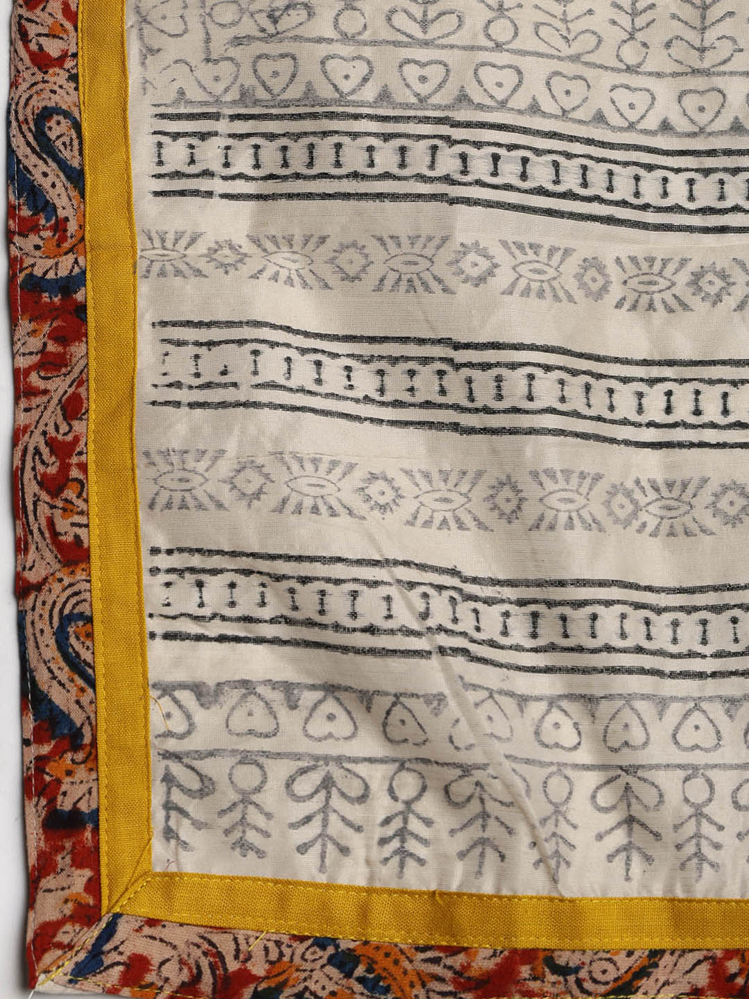 Neck Embroidered Cotton Blend Unstitched Suit With Dupatta