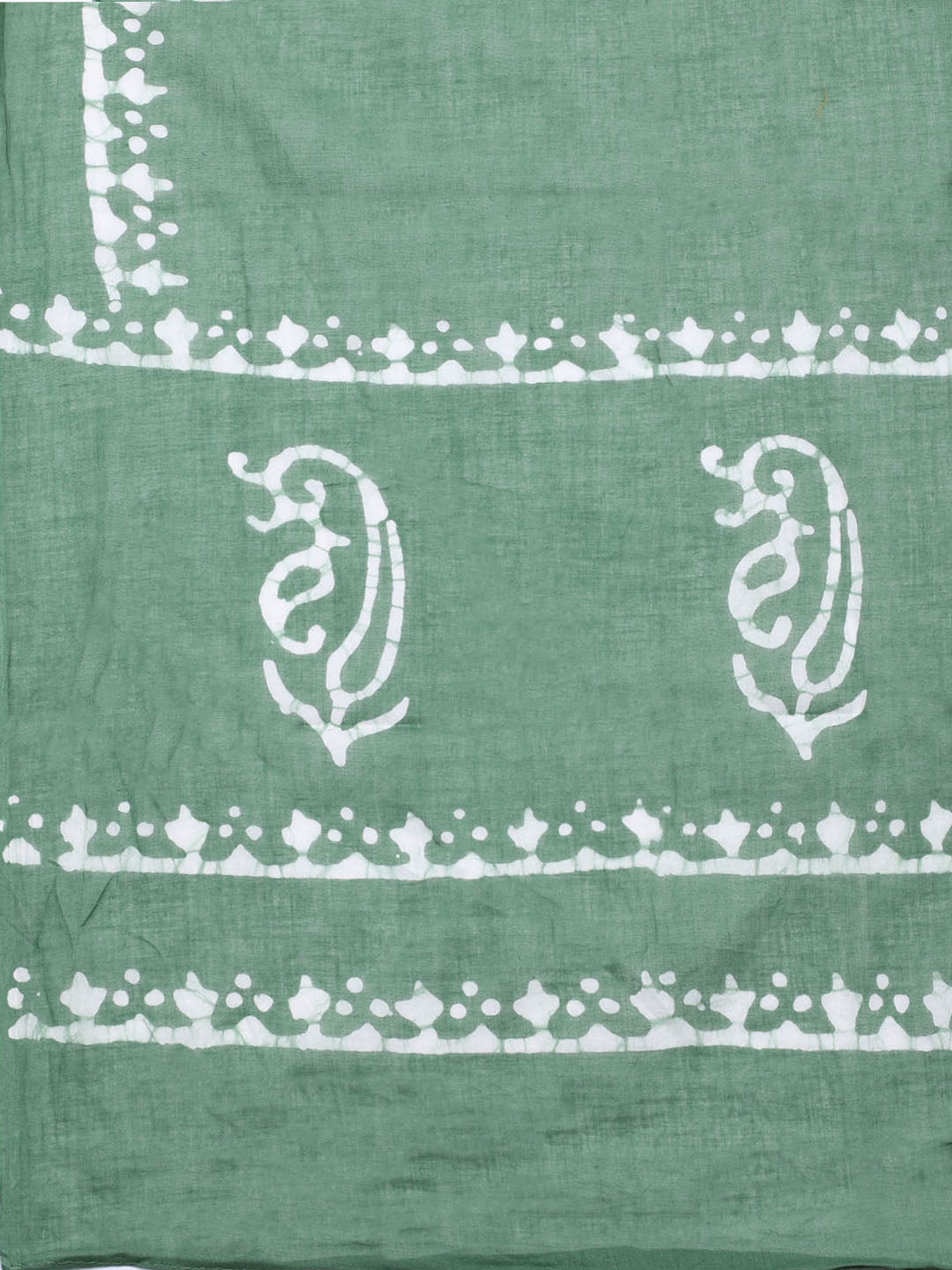 Printed Cotton Blend Unstitched Kurta With Pant &amp; Dupatta