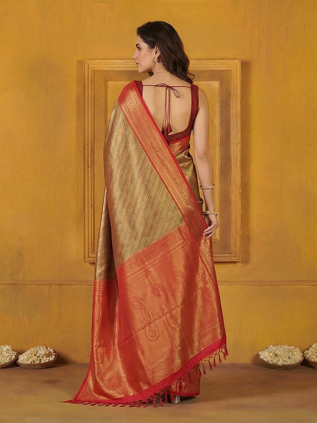 Woven Design Art Silk Saree
