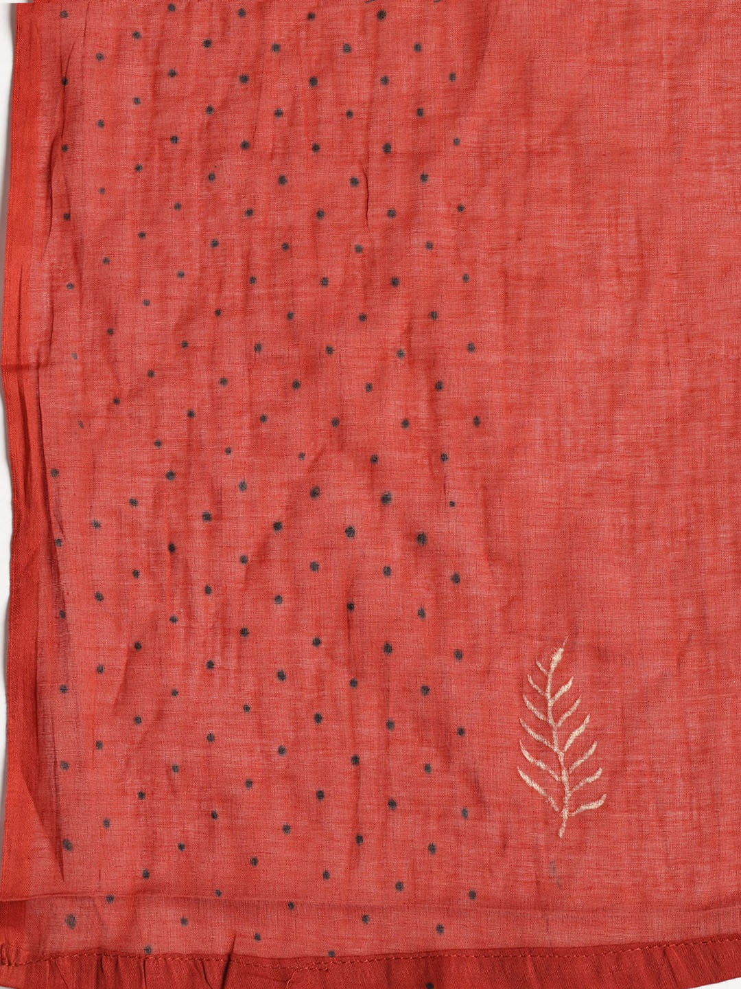 Printed Cotton Blend Unstitched Suit With Dupatta
