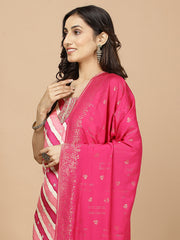 Printed Cotton Unstitched Suit Piece With Dupatta