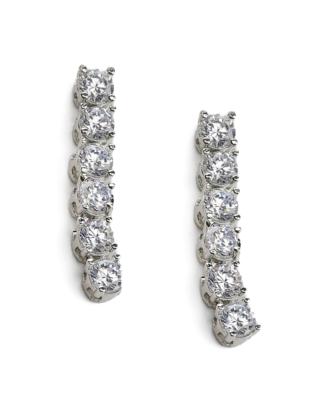 Silver White Jewellery Set