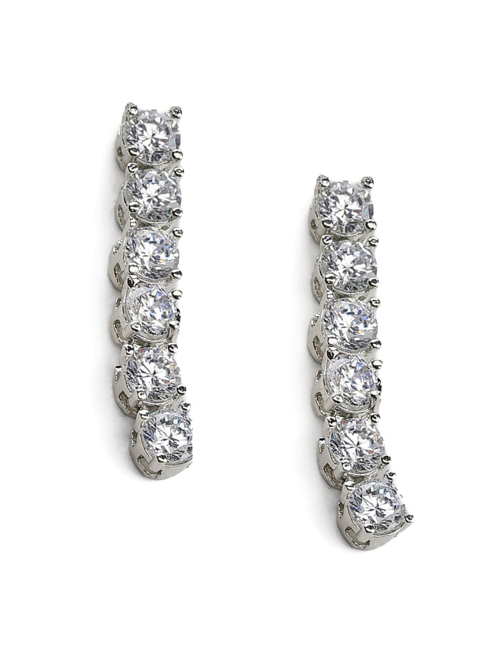 Silver White Jewellery Set