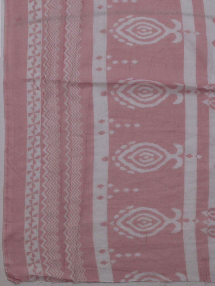 Neck Embroidered Cotton Blend Unstitched Suit With Dupatta