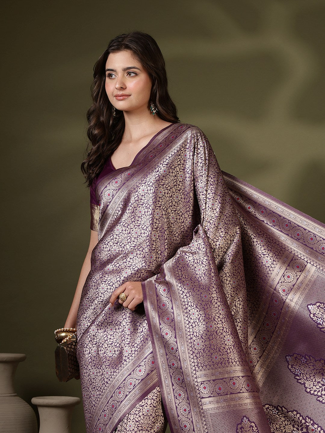 Woven Design Art Silk Saree
