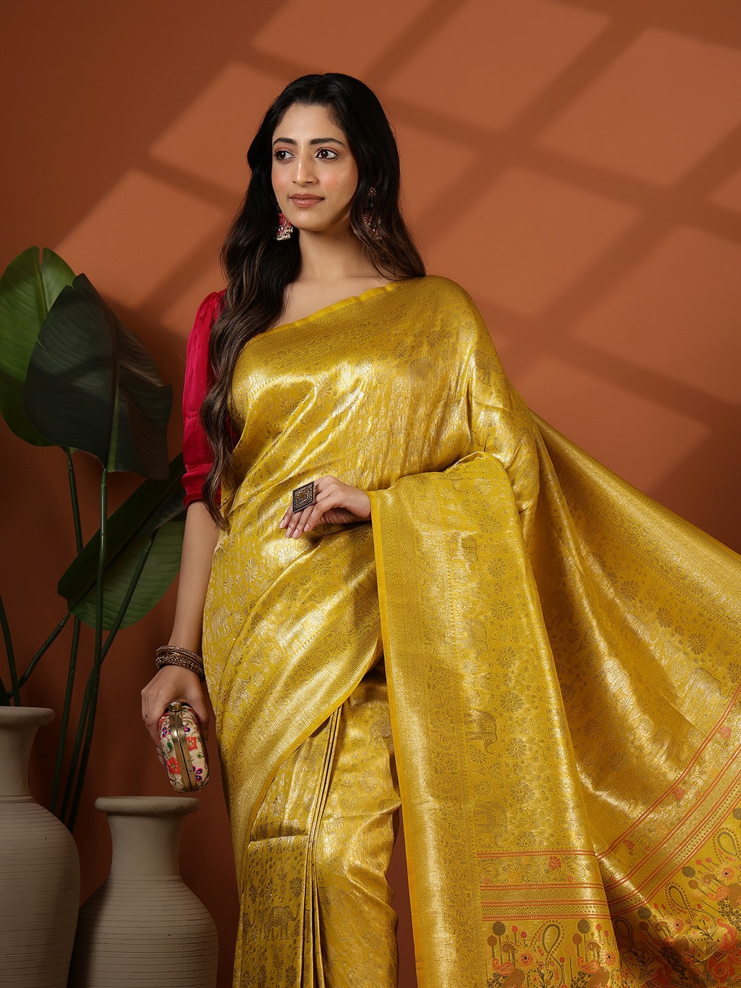 Woven Design Art Silk Saree
