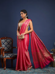 Plain Crepe Unstitched Suit With Pant & Dupatta