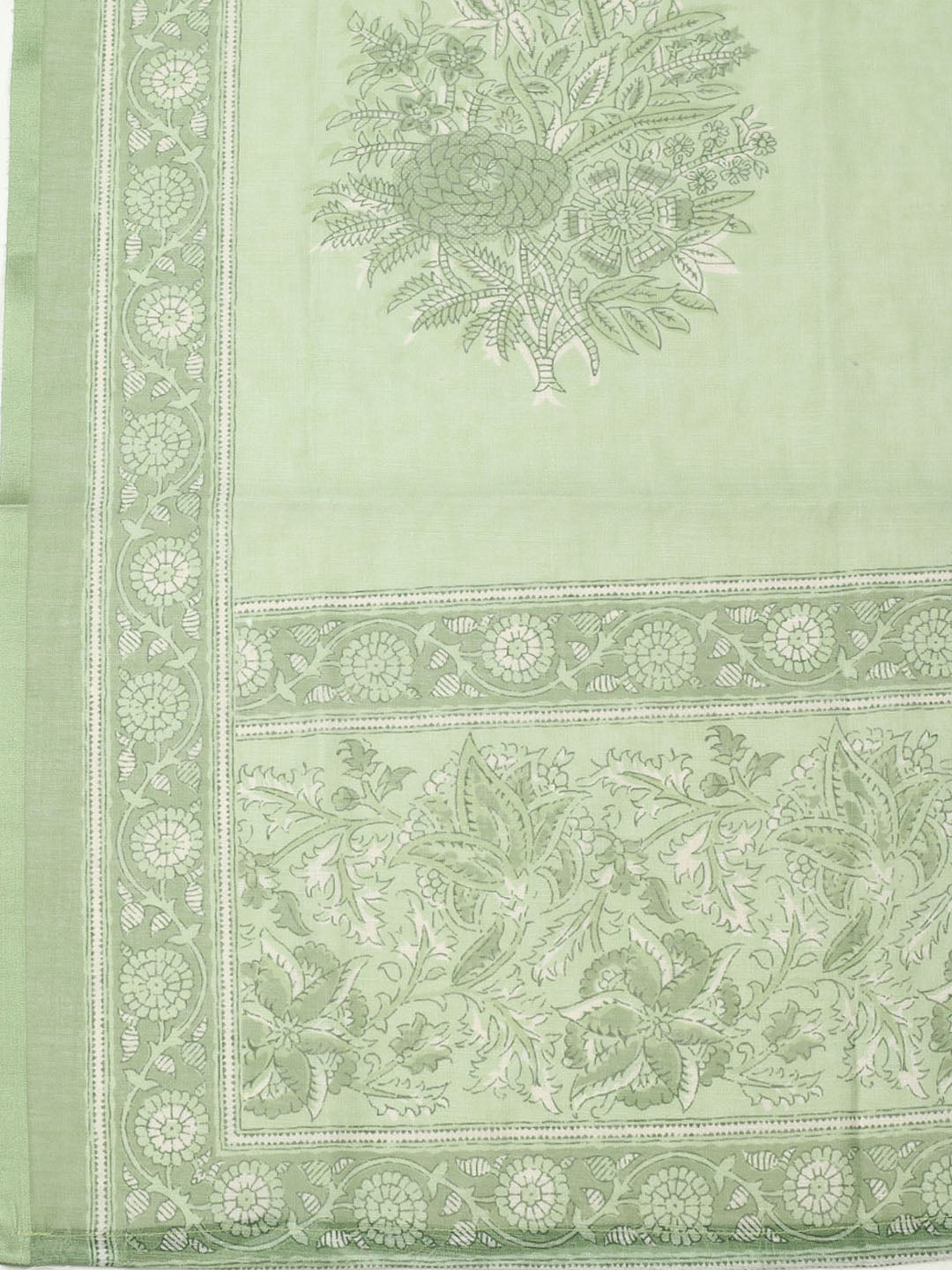 Embroidered Chanderi Unstitched Suit With Pant &amp; Dupatta
