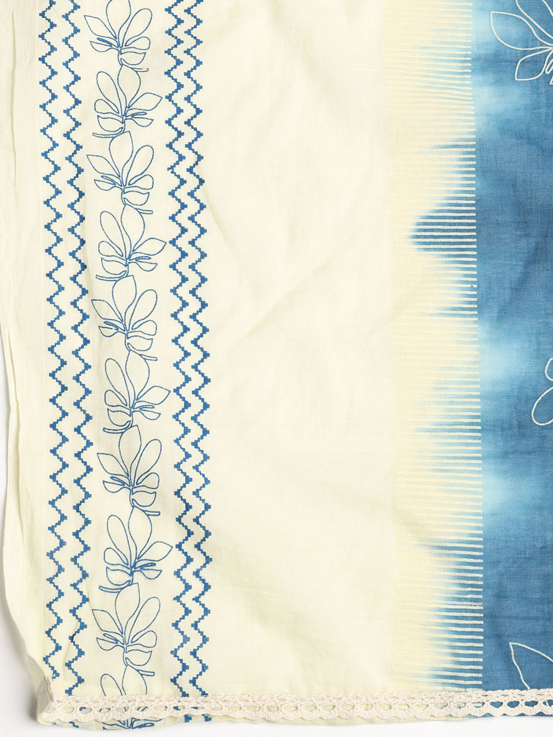 Printed Cotton Printed Unstitched Suit With Dupatta