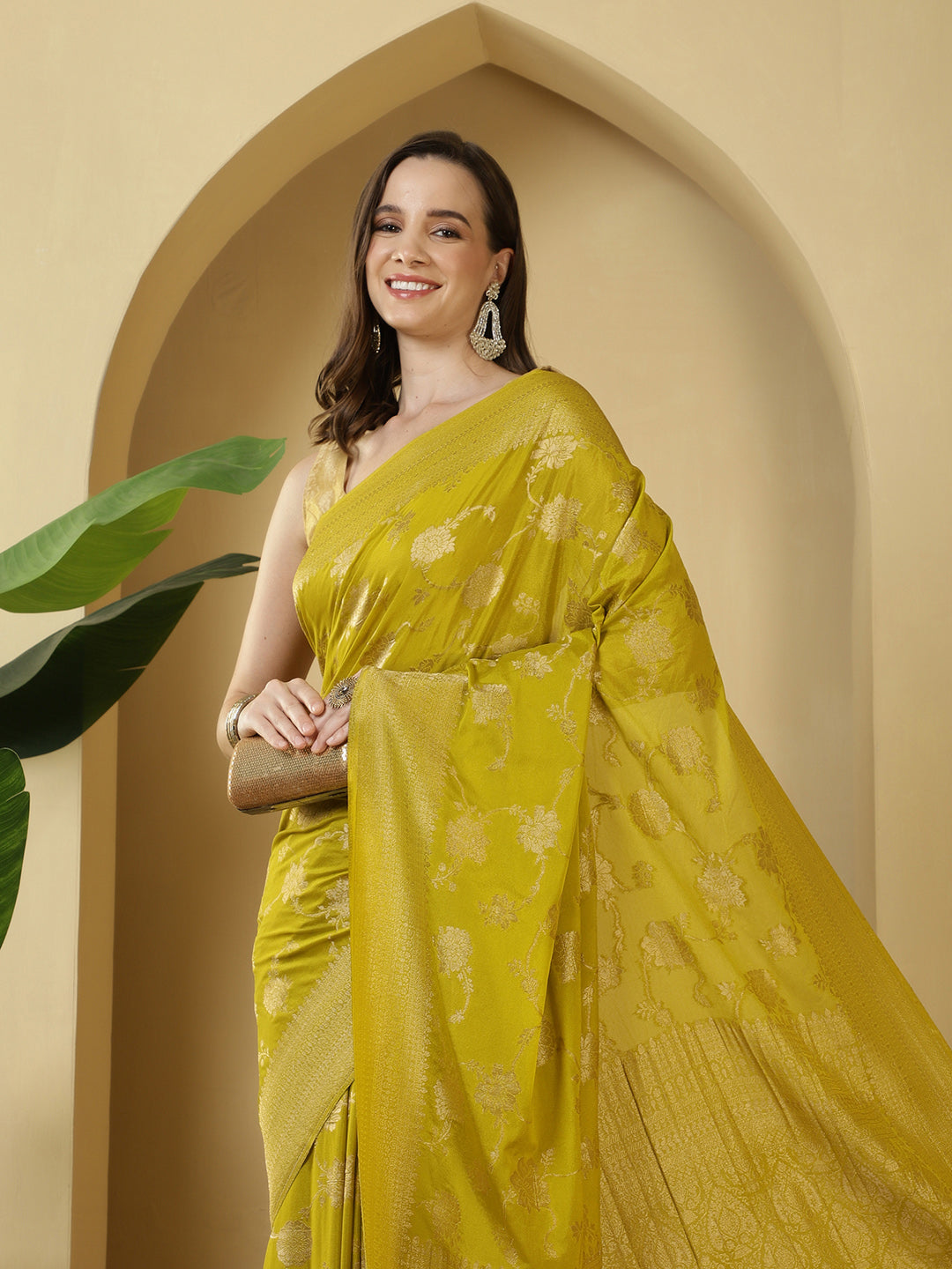 Zari Jaal Georgette Saree