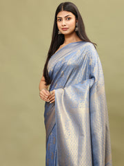 Zari Jaal Woven Handloom Saree