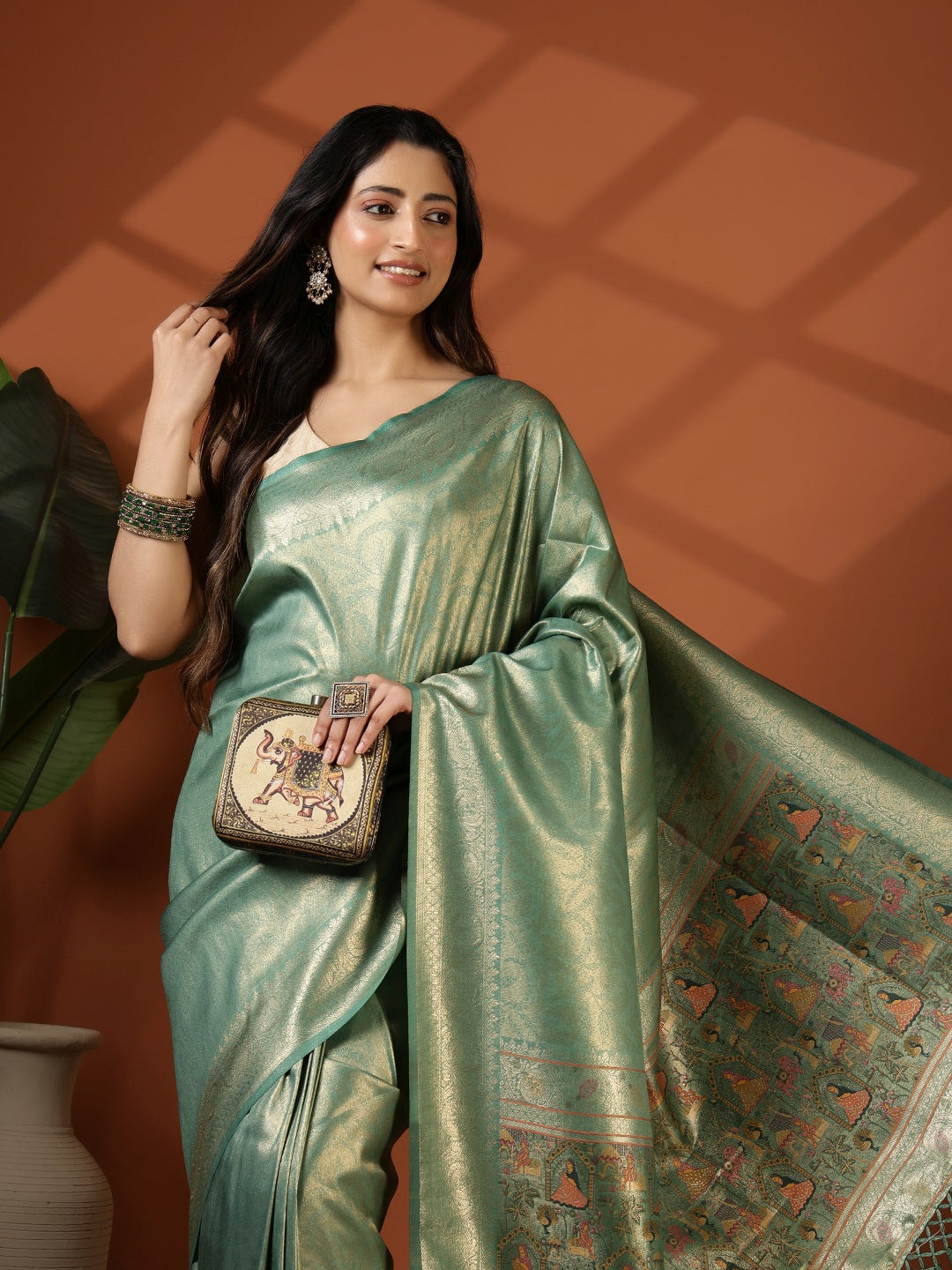 Woven Design Art Silk Saree